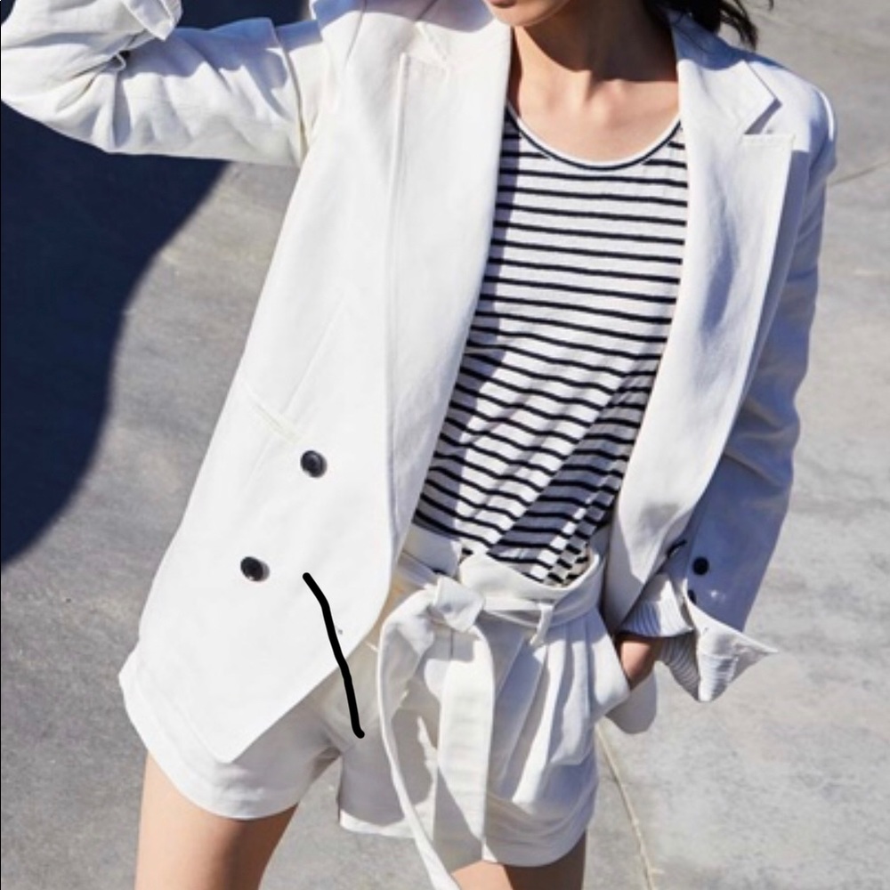 💗 TRADE 💗 Do Not Buy Frame Striped Linen Tank